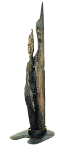 Skultpur aus historischem Holz